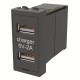 2CLA208520T1801 T2085.2 AN NIESSEN Двойной Зарядное устройство USBC 1М AN