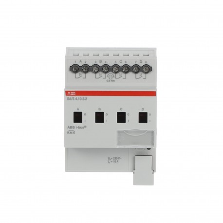 2CDG110258R0011 SA/S 4.10.2.2 NIESSEN Actuador Interruptor, 4 canales, 10A,DIN