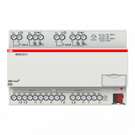 2CDG110220R0011 HCC/S 2.2.1.1 NIESSEN Controlador circ. calor/frío,3-P,2 kann.