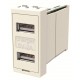 2CLA208520T1101 T2085.2 BL NIESSEN Double Chargeur USBC 1M BL