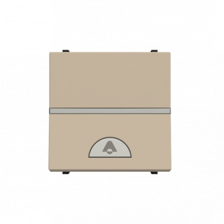 2CLA220400N1901 N2204 CV NIESSEN Pulsador simbolo de timbre CV