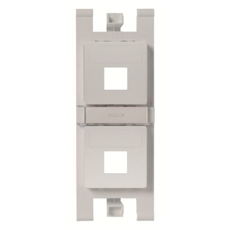 2CLA101610T1301 T1016.1 PL NIESSEN Flat bracket for 2x RJ45 without pers. PL