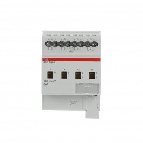 2CDG110254R0011 SA/S 4.6.2.2 NIESSEN Actuator Switch, 4 canais, 6A, DIN