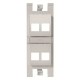2CLA101620T1301 T1016.2 PL NIESSEN Staffa piatta per 4x RJ45 senza pers. PL