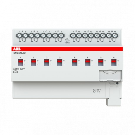 2CDG110263R0011 SA/S 8.16.2.2 NIESSEN Actuador Interruptor, 8 canales, 16A,DIN