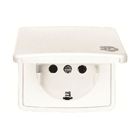 2CLA828810A1101 8288.1 BA NIESSEN 8.288,1 BA copertura presa Schuko w / coperchio