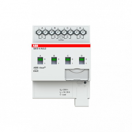 2CDG110266R0011 SA/S 4.16.5.2 NIESSEN Act. Interr., 4 can., 16A, Cargas C, DIN