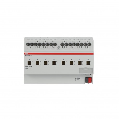 2CDG110255R0011 SA/S 8.6.2.2 NIESSEN Interruptor atuador, 8 canais, 6A, DIN
