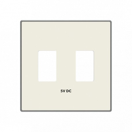 2CLA858530A1101 8585.3 BL NIESSEN Abdeckung USB-ladegerät doppel-BL