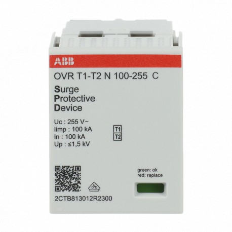 2CTB813012R2300 ABB Prot. sobret. OVRT1-T2N100-255C