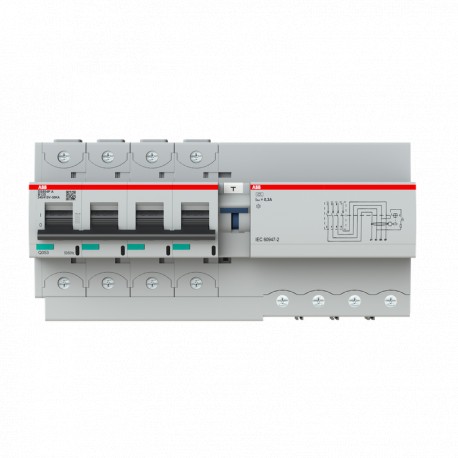 2CCG001318R0001 ABB Int. Com. DS800 4p B125 A 50kA 0.3A