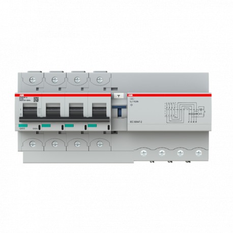 2CCG001320R0001 ABB Int. Com. DS800 4p D125 A 50kA 0.3A