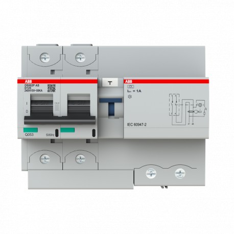2CCG001324R0001 ABB DS800 2p D125 AS 50kA 1A