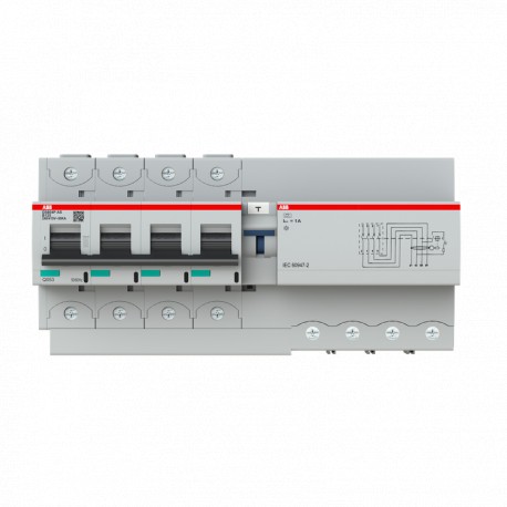 2CCG001327R0001 ABB Int. Com. DS800 4p B125 AS 50kA 1A