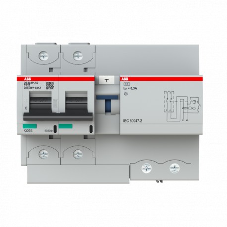 2CCG001334R0001 ABB DS800 2p C125 AS 50 кА 0,3 А