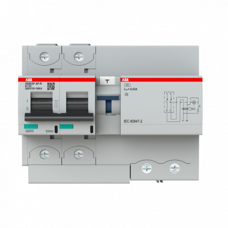 2CCG001341R0001 ABB DS800 2p K125 A-APR 50kA 30mA