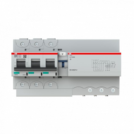 2CCG001343R0001 ABB DS800 3p C125 A-ABR 50kA 30mA