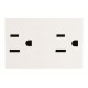 2CLA232800N1101 N2328 BL NIESSEN Base duplex 2P+T Nema BL