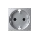 2CLA228860N1301 N2288.6 PL NIESSEN Base Schuko automatico pr.inf PL