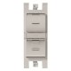2CLA101670T1301 T1016.7 PL NIESSEN Staffa a 45º per 2x RJ45 con pers. PL