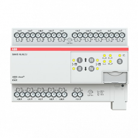 2CDG110251R0011 SAH/S 16.16.7.1 NIESSEN Actuador On-Off/Persianas,16can.,16A,DIN
