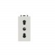 2CLA213300N1101 N2133 BL NIESSEN N2133 BL Socket italiano 1M