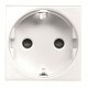2CLA228860N1101 N2288.6 BL NIESSEN Base Schuko automatico pr. inf. BL