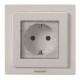 2CLA308800N1101 N3088 BL NIESSEN N3088 BL Schuko IP55 a filo