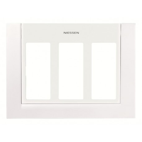 2CLA117300T1101 T1173 BL NIESSEN box piatto T1173 BL di copertura 3 colonne