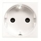 2CLA228800N1101 N2288 BL NIESSEN N2288 BL Sockel Schuko 2M