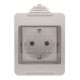 2CLA328800N1101 N3288 NIESSEN Caja estanca IP55 Zenit Schuko