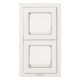 2CLA327200N1101 N3272 BL NIESSEN N3272 BL Rahmen IP55 2G / 2M