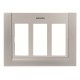 2CLA117300T1301 T1173 PL NIESSEN Placa caja/zocalo 3 columnas PL