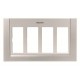 2CLA117400T1301 T1174 PL NIESSEN Placa caja/zocalo 4 columnas PL