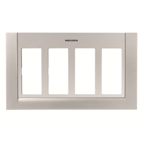 2CLA117400T1301 T1174 PL NIESSEN Plaque de box/support 4 colonnes PL