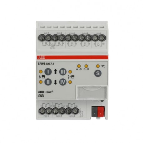 2CDG110244R0011 SAH/S 8.6.7.1 NIESSEN Actuador On-Off/Persianas,8 can.,6A,DIN