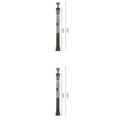 2CLA231600T1801 T2316 AN NIESSEN Columna 1Cara 4BEAN+2BERJ+2RJ45 AN