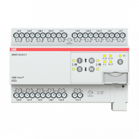 2CDG110248R0011 SAH/S 16.10.7.1 NIESSEN Actuador On-Off/Persianas,16can.,10A,DIN