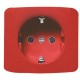 2CLA828800A7001 8288 RJ NIESSEN 8288 RJ Abdeckplatte Steckdose Schuko rot