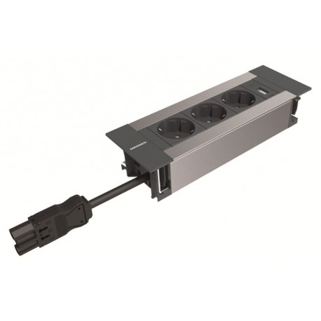 2CLA263301T1801 T2633.01 AN NIESSEN Conexão Recesso 3BE+AN 1USBC