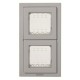 2CLA327200N1701 N3272 GR NIESSEN Marco IP55 Zenit 2 Vent./2M GR