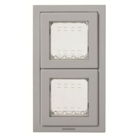 2CLA327200N1701 N3272 GR NIESSEN Marco IP55 Zenit 2 Vent./2M GR