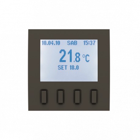 2CSY249370R1202 RT/U 1.1.ZA NIESSEN Zenit Termostato Antracite