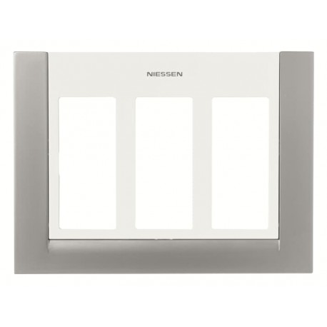 2CLA117300T1401 T1173 TT NIESSEN PLACA CAJA/ZOCALO 3 COLUMNAS