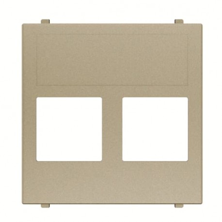 2CLA221620N1901 N2216.2 CV NIESSEN Flat cover 2 bracket without CV blind