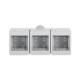 2CLA329300N1101 N3293 NIESSEN scatola di superficie N3293 IP55 Zenit / Stylo 6M