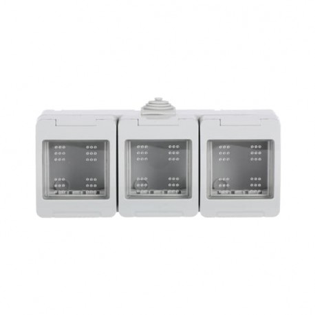 2CLA329300N1101 N3293 NIESSEN scatola di superficie N3293 IP55 Zenit / Stylo 6M