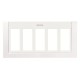 2CLA117500T1101 T1175 BL NIESSEN Placa caja/zocalo 5 columnas BL