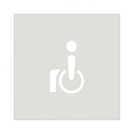 2CLA858113A1001 8581.13 NIESSEN Tapa señalizador WC minusválido