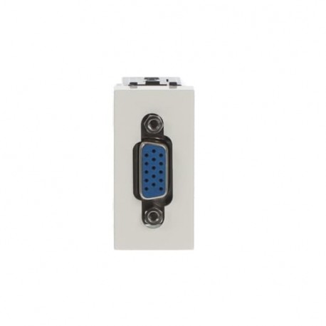 2CLA215550N1101 N2155.5 BL NIESSEN Toma VDI VGA conexión con tornillo BL